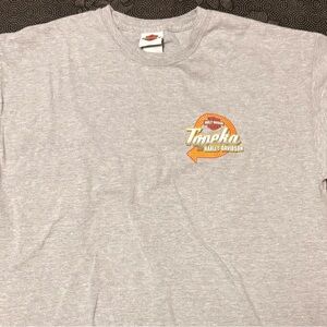 Harley-Davidson Light Gray Tee with Orange Logo